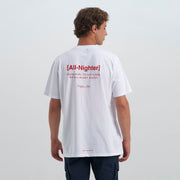 All-nighter | White Tee
