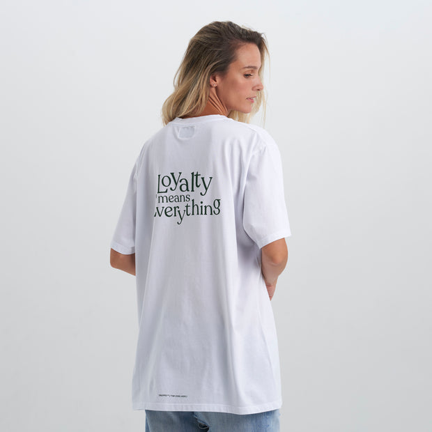 Loyalty | White Tee