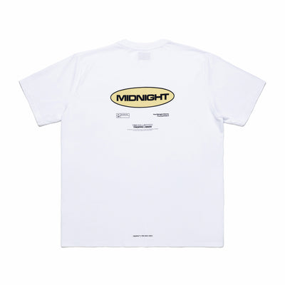 Midnight | White Tee