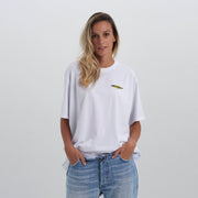 Midnight | White Tee