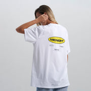 Midnight | White Tee