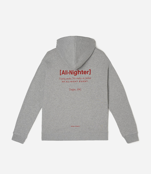 All-Nighter | Grey Hoodie