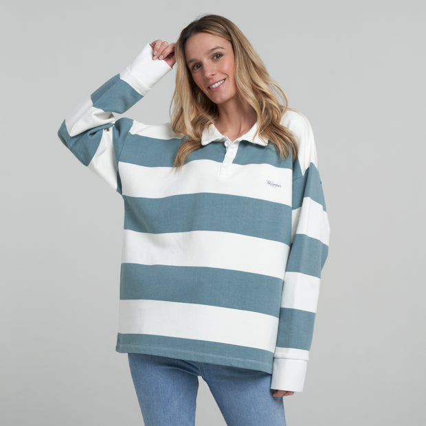Stripes | Green Polo