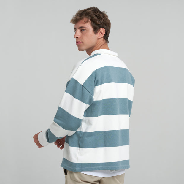 Stripes | Green Polo