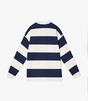 Stripes | Navy  Polo