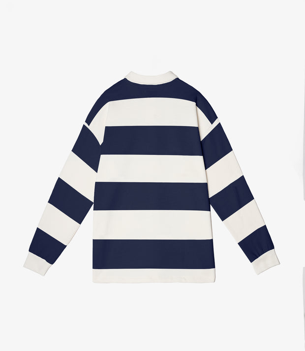 Stripes | Navy  Polo