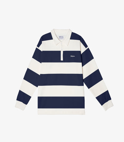 Stripes | Navy  Polo